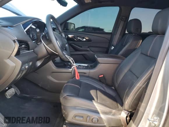 2023 Chevrolet Traverse RS with VIN 1GNEVJKW1PJ209760, listed as a Copart auction lot 80408985 with 52,059 mi miles and Salvage title. Bid and sale history available at DreamBid. Image 7.