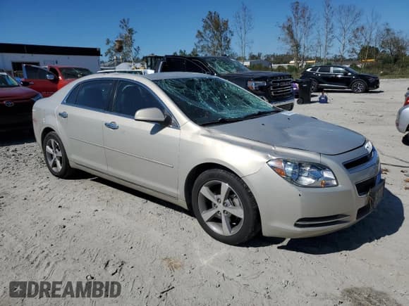 ✅ 2012 Chevrolet Malibu 1LT • VIN: 1G1ZC5E05CF265284 • Lot: 75456864. Listed on Copart with 33,424 mi. Free auction sales archive from the USA and detailed vehicle history report at DreamBid. Image 4.