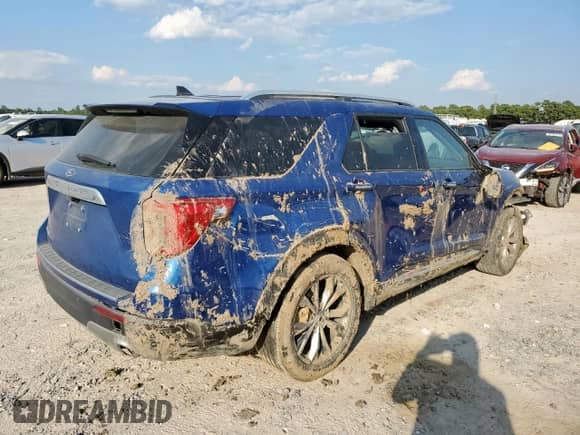 2022 Ford Explorer Limited z VIN 1FMSK7FHXNGB07253, wystawiony jako Copart lot #81991045 z przebiegiem 94 022 mil mil oraz Szkoda całkowita • Salvage title. Historia ofert i sprzedaży dostępna na DreamBid. Obrazek 3.