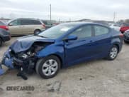 ✅ 2016 Hyundai Elantra SE • VIN: 5NPDH4AE8GH714886 • Lot: 43626076. Listed on IAAI with 120,902 mi. Free auction sales archive from the USA and detailed vehicle history report at DreamBid. Image 2.