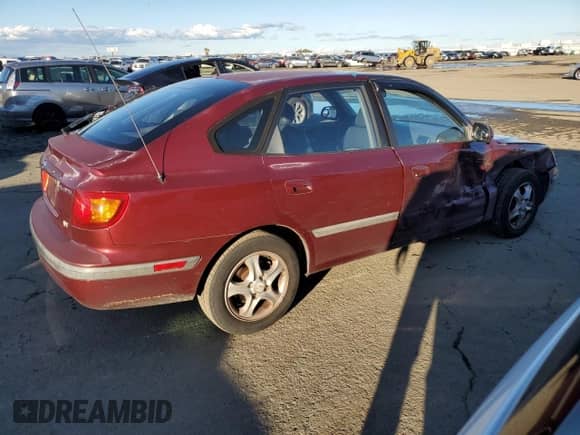 2002 Hyundai Elantra GT z VIN KMHDN55D22U037795, wystawiony jako Copart lot #44351255 z przebiegiem 294 604 mil mil oraz Szkoda całkowita • Salvage title. Historia ofert i sprzedaży dostępna na DreamBid. Obrazek 3.