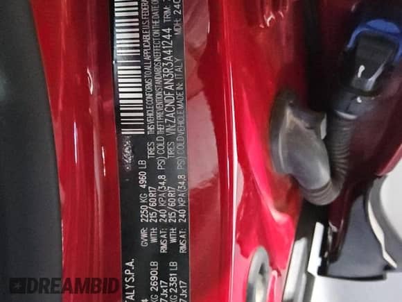 2024 Dodge Hornet GT z VIN ZACNDFAN3R3A41244, wystawiony jako Copart lot #57598235 z przebiegiem 20 877 mil mil oraz Szkoda całkowita • Salvage title. Historia ofert i sprzedaży dostępna na DreamBid. Obrazek 13.