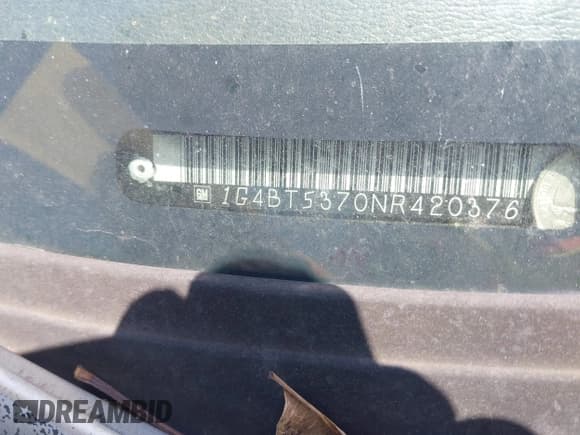 ✅ 1992 Buick Roadmaster Ltd • VIN: 1G4BT5370NR420376 • Лот: 41963273. Опубликован ранее на IAAI с пробегом 157 807 миль. Бесплатный доступ к архиву аукционных продаж из США и подробный отчёт об истории автомобиля на DreamBid. Изображение 12.