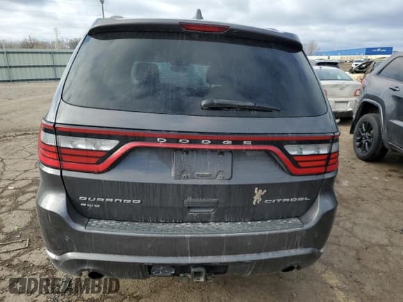 ✅ 2017 Dodge Durango Citadel • VIN: 1C4RDJEG5HC937704 • Lot: 43774085. Listed on Copart with 108,628 mi. Free auction sales archive from the USA and detailed vehicle history report at DreamBid. Image 6.