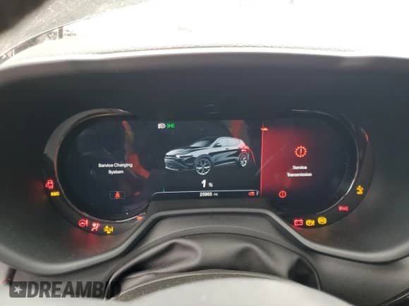 2024 Dodge Hornet R/T z VIN ZACPDFCW4R3A26279, wystawiony jako Copart lot #55954045 z przebiegiem 25 965 mil mil oraz Szkoda całkowita • Salvage title. Historia ofert i sprzedaży dostępna na DreamBid. Obrazek 9.