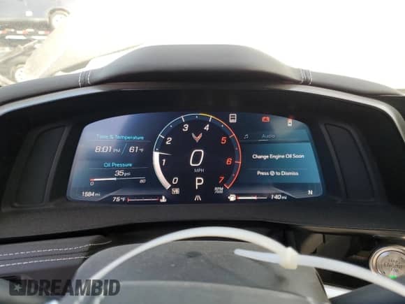 2021 Chevrolet Corvette 3LT с VIN 1G1YC2D45M5112040, выставлен на аукционе Copart как лот 76660064 с пробегом 1 584 миль миль и На запчасти • Non repairable. История ставок и продаж доступна на DreamBid. Изображение 9.