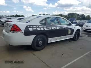 2014 Chevrolet Impala Police Police with VIN 2G1WD5E35E1158658, listed as a Copart auction lot 70806365 with Not provided miles and Salvage title. Bid and sale history available at DreamBid. Image 3.