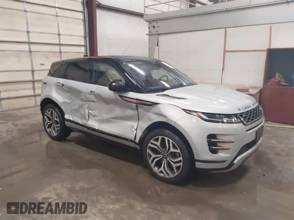 ✅ 2020 Land Rover Range Rover Evoque First Edition • VIN: SALZL2FX8LH104345 • Lot: 41654491. Listed on IAAI with 35,606 mi. Free auction sales archive from the USA and detailed vehicle history report at DreamBid. Image 1.