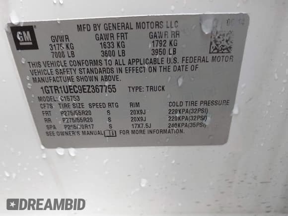 ✅ 2014 GMC Sierra 1500 SLE • VIN: 1GTR1UEC9EZ367755 • Лот: 43444180. Опубликован ранее на IAAI с пробегом 221 304 миль. Бесплатный доступ к архиву аукционных продаж из США и подробный отчёт об истории автомобиля на DreamBid. Изображение 9.