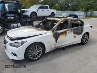 ✅ 2020 Infiniti Q50 Pure • VIN: JN1EV7AP1LM206584 • Lot: 71473254. Wystawiony na Copart z przebiegiem Nie podano. Bezpłatny archiwum sprzedaży aukcyjnych z USA i szczegółowy raport historii pojazdu na DreamBid. Zdjęcie 1.