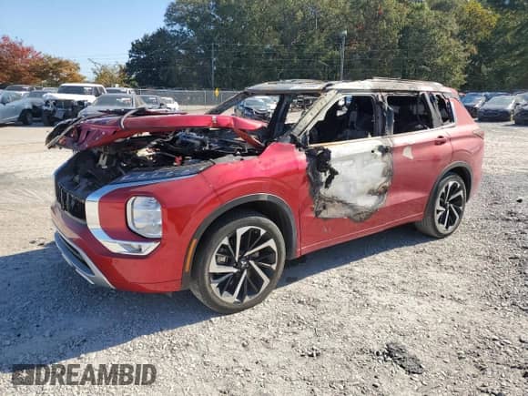 2023 Mitsubishi Outlander SEL с VIN JA4J3VA81PZ007374, выставлен на аукционе Copart как лот 77535964 с пробегом Не указан миль и Списание • Salvage title. История ставок и продаж доступна на DreamBid. Изображение 1.