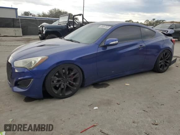 2013 Hyundai Genesis Coupe Track с VIN KMHHU6KJ0DU093323, выставлен на аукционе Copart как лот 89087535 с пробегом 113 435 миль миль и Списание • Salvage title. История ставок и продаж доступна на DreamBid. Изображение 1.