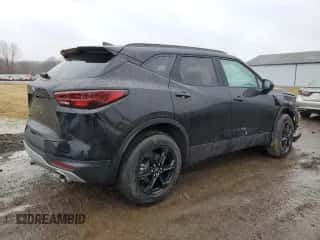 2023 Chevrolet Blazer LT z VIN 3GNKBCR45PS156507, wystawiony jako Copart lot #45188343 z przebiegiem 2 528 mil mil oraz . Historia ofert i sprzedaży dostępna na DreamBid. Obrazek 3.