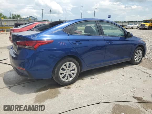 2021 Hyundai Accent SE z VIN 3KPC24A63ME153020, wystawiony jako Copart lot #55800174 z przebiegiem 76 253 mil mil oraz Szkoda całkowita • Salvage title. Historia ofert i sprzedaży dostępna na DreamBid. Obrazek 3.
