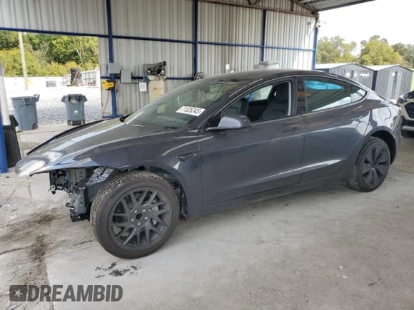 ✅ 2025 Tesla Model 3 Long Range • VIN: 5YJ3E1EA9SF031404 • Lot: 71526345. Listed on Copart with Not provided. Free auction sales archive from the USA and detailed vehicle history report at DreamBid. Image 1.