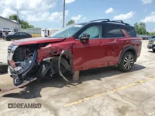 ✅ 2025 Nissan Pathfinder Platinum • VIN: 5N1DR3DK3SC241617 • Lot: 65880085. Wystawiony na Copart z przebiegiem 3 150 mil. Bezpłatny archiwum sprzedaży aukcyjnych z USA i szczegółowy raport historii pojazdu na DreamBid. Zdjęcie 1.