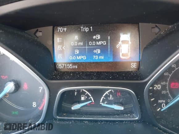 ✅ 2015 Ford Focus SE • VIN: 1FADP3FEXFL221801 • Lot: 43492285. Listed on IAAI with 57,155 mi. Free auction sales archive from the USA and detailed vehicle history report at DreamBid. Image 7.