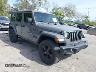 ✅ 2021 Jeep Wrangler Unlimited Sahara Altitude • VIN: 1C4HJXENXMW610004 • Лот: 41434506. Опубликован ранее на IAAI с пробегом 27 726 миль. Бесплатный доступ к архиву аукционных продаж из США и подробный отчёт об истории автомобиля на DreamBid. Изображение 1.
