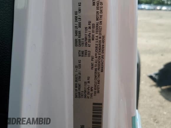 ✅ 2022 Jeep Wrangler Unlimited Sport Altitude • VIN: 1C4HJXDN0NW132386 • Лот: 61382185. Опубликован ранее на Copart с пробегом 65 673 миль. Бесплатный доступ к архиву аукционных продаж из США и подробный отчёт об истории автомобиля на DreamBid. Изображение 12.