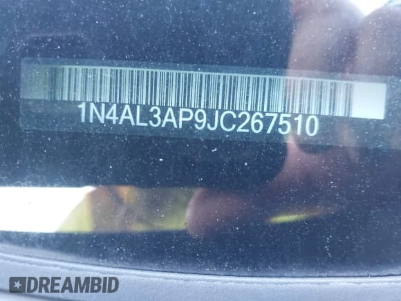 ✅ 2018 Nissan Altima S • VIN: 1N4AL3AP9JC267510 • Лот: 42825009. Опубликован ранее на IAAI с пробегом 158 360 миль. Бесплатный доступ к архиву аукционных продаж из США и подробный отчёт об истории автомобиля на DreamBid. Изображение 9.