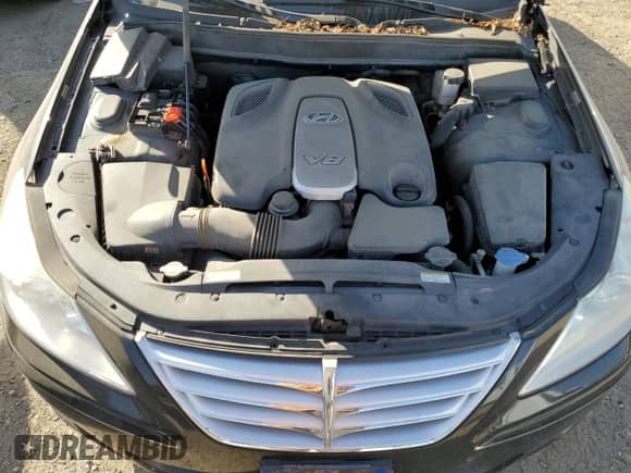 2009 Hyundai Genesis z VIN KMHGC46F59U032419, wystawiony jako Copart lot #73657974 z przebiegiem 157 132 mil mil oraz Szkoda całkowita • Salvage title. Historia ofert i sprzedaży dostępna na DreamBid. Obrazek 11.