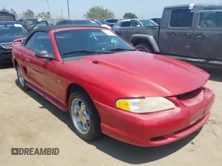 ✅ 1994 Ford Mustang • VIN: 1FALP45T6RF221542 • Lot: 42987892. Listed on IAAI with 125,740 mi. Free auction sales archive from the USA and detailed vehicle history report at DreamBid. Image 1.