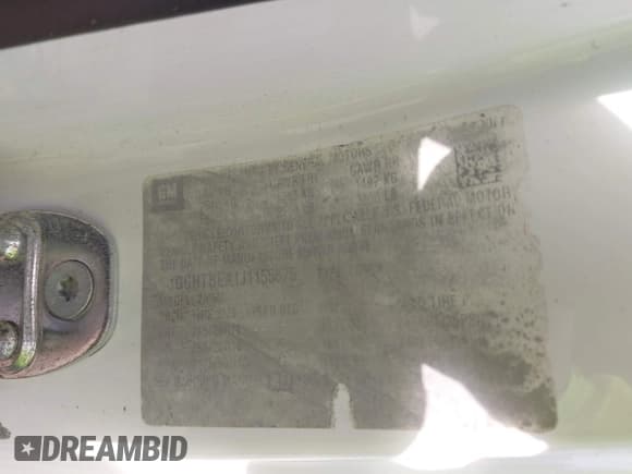 ✅ 2018 Chevrolet Colorado 4WD Work Truck • VIN: 1GCHTBEA1J1155675 • Lot: 42138501. Listed on IAAI with 93,592 mi. Free auction sales archive from the USA and detailed vehicle history report at DreamBid. Image 9.