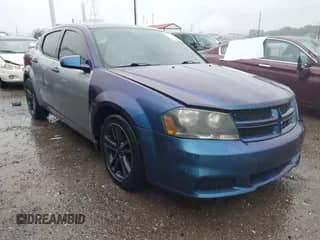 2013 Dodge Avenger SE V6 with VIN 1C3CDZAG4DN748796, listed as a IAAI auction lot 42295910 with 160,000 mi miles and . Bid and sale history available at DreamBid. Image 1.