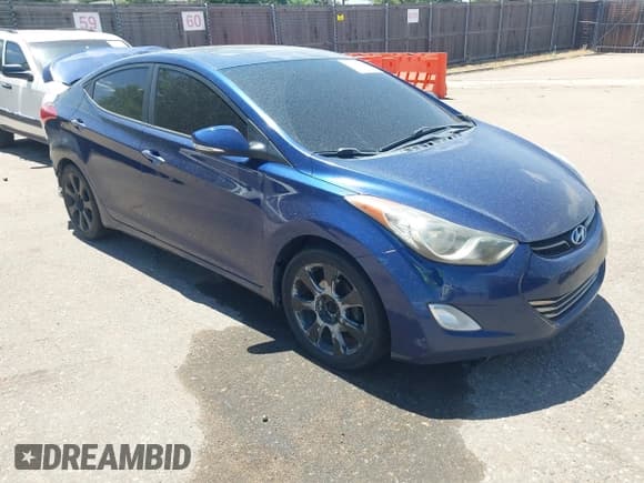 ✅ 2013 Hyundai Elantra GLS • VIN: KMHDH4AE8DU568308 • Lot: 42683718. Wystawiony na IAAI z przebiegiem 189 106 mil. Bezpłatny archiwum sprzedaży aukcyjnych z USA i szczegółowy raport historii pojazdu na DreamBid. Zdjęcie 1.
