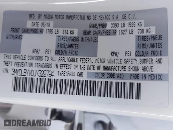 ✅ 2018 Toyota Yaris • VIN: 3MYDLBYV0JY329794 • Lot: 43287880. Wystawiony na IAAI z przebiegiem 129 970 mil. Bezpłatny archiwum sprzedaży aukcyjnych z USA i szczegółowy raport historii pojazdu na DreamBid. Zdjęcie 9.