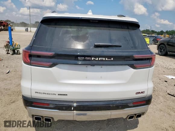 ✅ 2025 GMC Acadia AWD Denali • VIN: 1GKENRRS5SJ249864 • Lot: 80389215. Listed on Copart with Not provided. Free auction sales archive from the USA and detailed vehicle history report at DreamBid. Image 6.