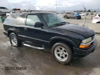 2002 Chevrolet Blazer LS z VIN 1GNCS18W52K111907, wystawiony jako Copart lot #78907894 z przebiegiem 88 184 mil mil oraz Szkoda całkowita • Salvage title. Historia ofert i sprzedaży dostępna na DreamBid. Obrazek 4.