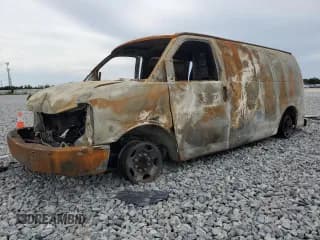 ✅ 2020 Chevrolet Express Cargo • VIN: 1GCWGAFP7L1257591 • Lot: 71486485. Listed on Copart with Not provided. Free auction sales archive from the USA and detailed vehicle history report at DreamBid. Image 1.