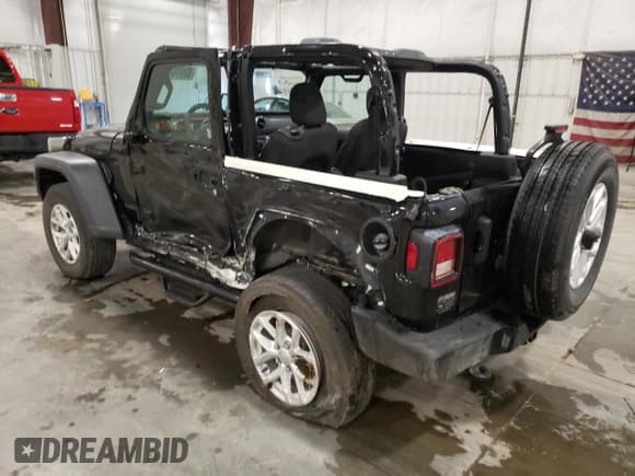 ✅ 2023 Jeep Wrangler Sport S • VIN: 1C4GJXAN7PW697480 • Lot: 53916435. Listed on Copart with 22,093 mi. Free auction sales archive from the USA and detailed vehicle history report at DreamBid. Image 2.