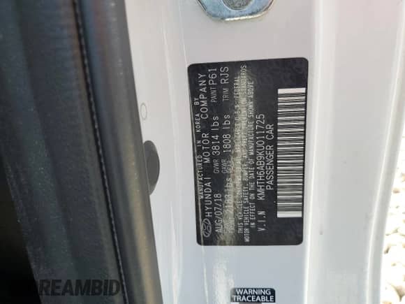 2019 Hyundai Veloster Turbo Ultimate z VIN KMHTH6AB9KU011725, wystawiony jako Copart lot #65013134 z przebiegiem 126 125 mil mil oraz Szkoda całkowita • Salvage title. Historia ofert i sprzedaży dostępna na DreamBid. Obrazek 13.