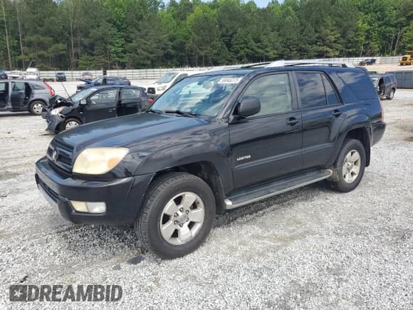 ✅ 2003 Toyota 4Runner Limited • VIN: JTEZU17RX38002183 • Lot: 56046375. Listed on Copart with 368,446 mi. Free auction sales archive from the USA and detailed vehicle history report at DreamBid. Image 1.