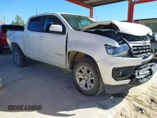 ✅ 2022 Chevrolet Colorado 2WD LT • VIN: 1GCGSCEN0N1221551 • Lot: 43450018. Listed on IAAI with 54,500 mi. Free auction sales archive from the USA and detailed vehicle history report at DreamBid. Image 1.