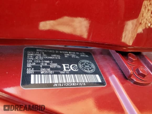 ✅ 2019 Nissan Rogue S • VIN: JN1BJ1CR2KW341618 • Lot: 86639115. Wystawiony na Copart z przebiegiem 57 702 mil. Bezpłatny archiwum sprzedaży aukcyjnych z USA i szczegółowy raport historii pojazdu na DreamBid. Zdjęcie 14.