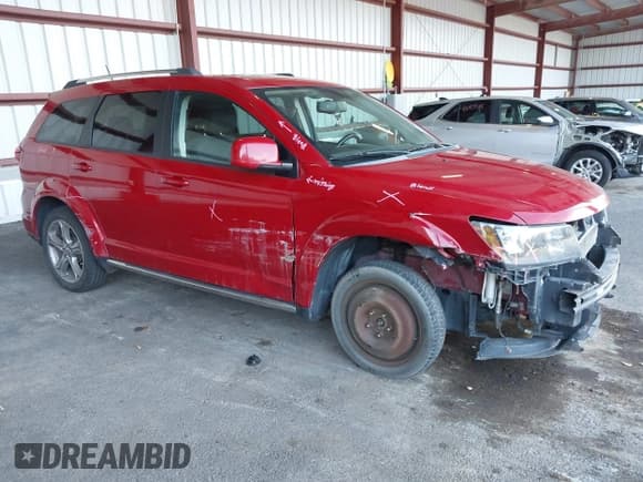 ✅ 2017 Dodge Journey Crossroad Plus • VIN: 3C4PDCGG8HT501546 • Лот: 43214376. Опубликован ранее на IAAI с пробегом 105 715 миль. Бесплатный доступ к архиву аукционных продаж из США и подробный отчёт об истории автомобиля на DreamBid. Изображение 1.