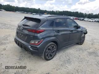 ✅ 2022 Hyundai Kona N Line • VIN: KM8K33A33NU791128 • Лот: 69412564. Опубликован ранее на Copart с пробегом 27 876 миль. Бесплатный доступ к архиву аукционных продаж из США и подробный отчёт об истории автомобиля на DreamBid. Изображение 3.