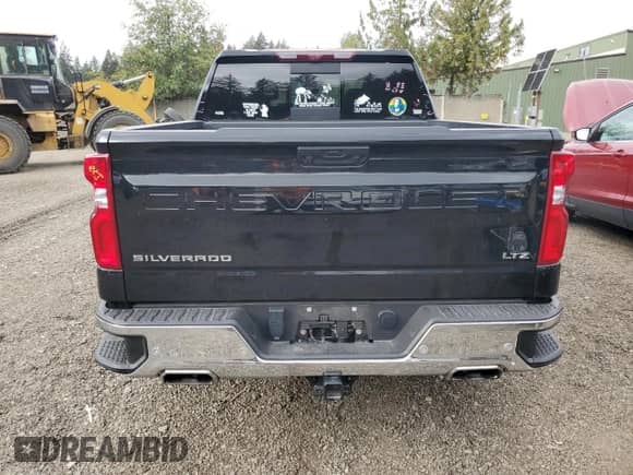 2023 Chevrolet Silverado 1500 LTZ with VIN 3GCUDGEL7PG158228, listed as a Copart auction lot 75260624 with Not provided miles and Salvage title. Bid and sale history available at DreamBid. Image 6.