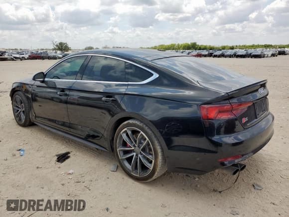 ✅ 2018 Audi S5 Sportback Prestige • VIN: WAUC4CF5XJA019752 • Lot: 70556625. Listed on Copart with 81,305 mi. Free auction sales archive from the USA and detailed vehicle history report at DreamBid. Image 2.