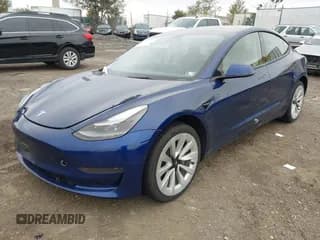 ✅ 2022 Tesla Model 3 • VIN: 5YJ3E1EA6NF189610 • Lot: 43601703. Listed on IAAI with 81,045 mi. Free auction sales archive from the USA and detailed vehicle history report at DreamBid. Image 2.