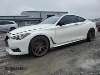 ✅ 2017 Infiniti Q60 Premium • VIN: JN1EV7EK7HM361257 • Lot: 90050765. Listed on Copart with 99,454 mi. Free auction sales archive from the USA and detailed vehicle history report at DreamBid. Image 1.