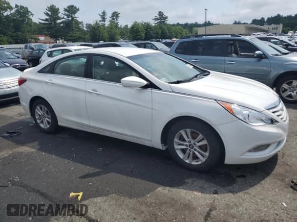 ✅ 2013 Hyundai Sonata GLS • VIN: 5NPEB4AC5DH774107 • Lot: 59672924. Listed on Copart with 75,839 mi. Free auction sales archive from the USA and detailed vehicle history report at DreamBid. Image 4.