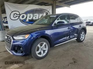 ✅ 2021 Audi Q5 Premium • VIN: WA1AAAFY8M2124784 • Lot: 92010855. Wystawiony na Copart z przebiegiem 44 585 mil. Bezpłatny archiwum sprzedaży aukcyjnych z USA i szczegółowy raport historii pojazdu na DreamBid. Zdjęcie 1.