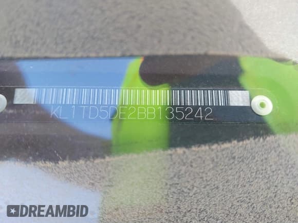 ✅ 2011 Chevrolet Aveo 1LT • VIN: KL1TD5DE2BB135242 • Lot: 41676694. Wystawiony na IAAI z przebiegiem 131 137 mil. Bezpłatny archiwum sprzedaży aukcyjnych z USA i szczegółowy raport historii pojazdu na DreamBid. Zdjęcie 9.