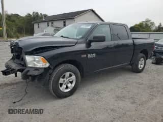 2016 Ram 1500 Express with VIN 1C6RR7KT8GS413772, listed as a Copart auction lot 84183005 with 117,329 mi miles and Salvage title. Bid and sale history available at DreamBid. Image 1.