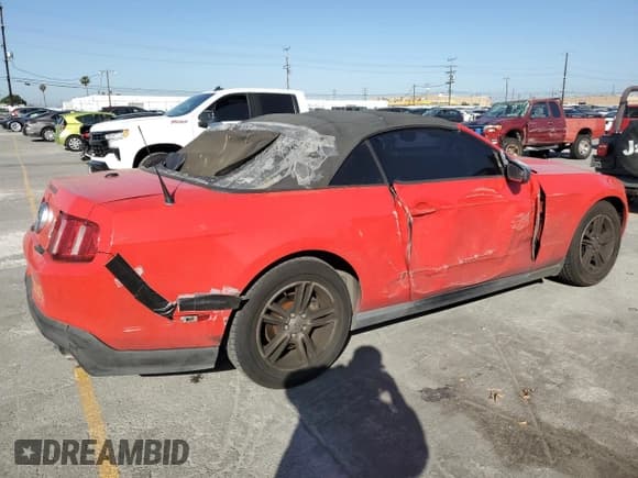 ✅ 2012 Ford Mustang V6 • VIN: 1ZVBP8EM3C5230540 • Lot: 56689155. Listed on Copart with 190,401 mi. Free auction sales archive from the USA and detailed vehicle history report at DreamBid. Image 3.