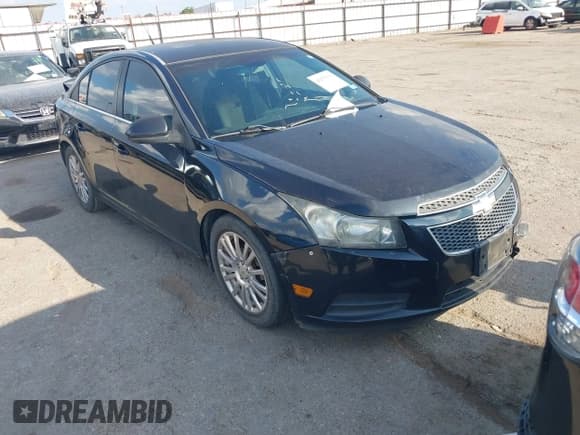 ✅ 2011 Chevrolet Cruze ECO 1XF • VIN: 1G1PJ5S91B7261385 • Lot: 43475536. Listed on IAAI with 164,341 mi. Free auction sales archive from the USA and detailed vehicle history report at DreamBid. Image 1.